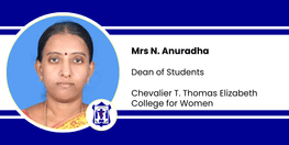 Interview Mrs N Anuradha Dean of Students at Chevalier T Thomas Elizabeth College for Women